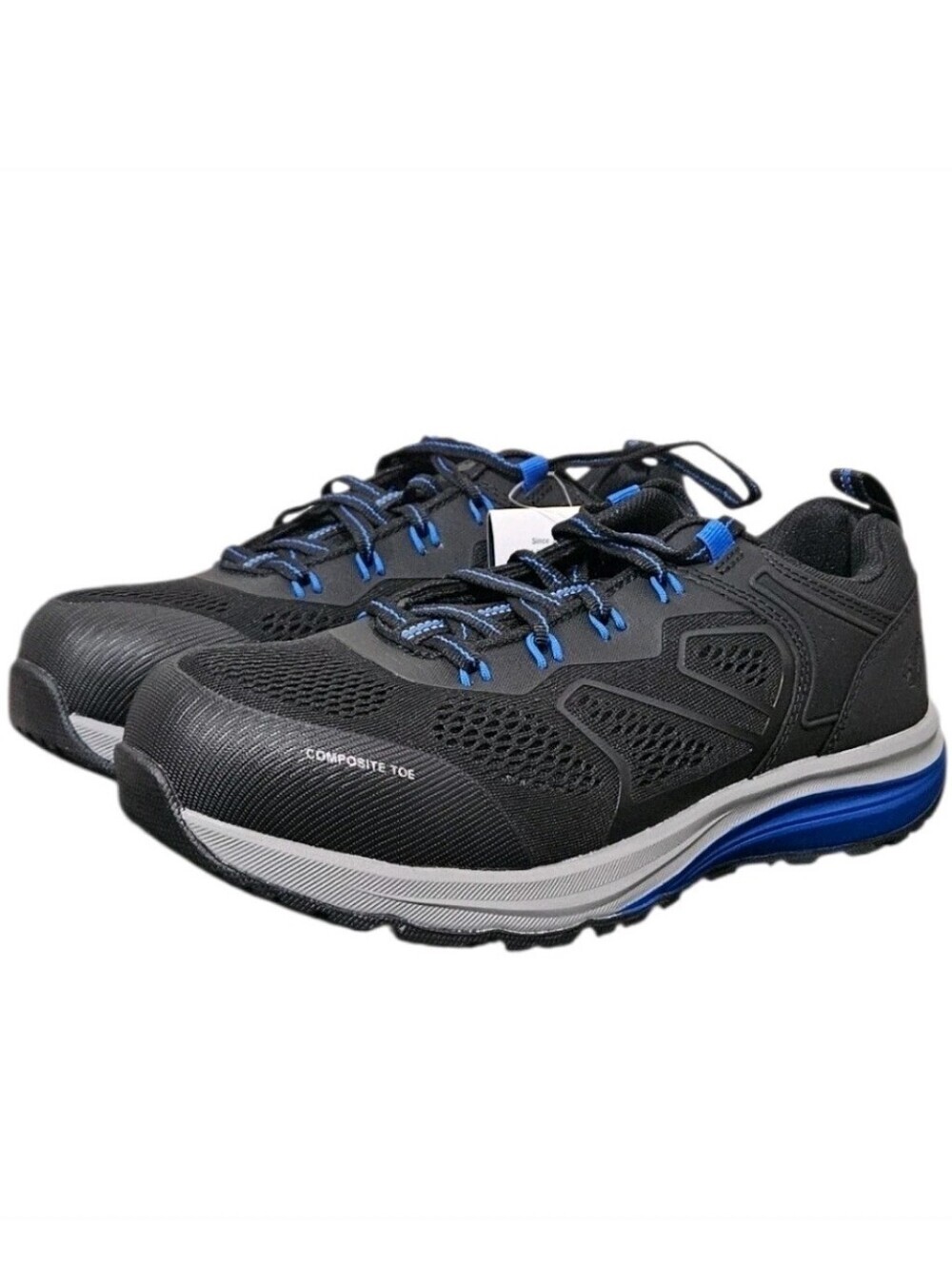 Herman Survivors Cassle Men's Black Safety Sneakers Composite Toe Size 8 NWT